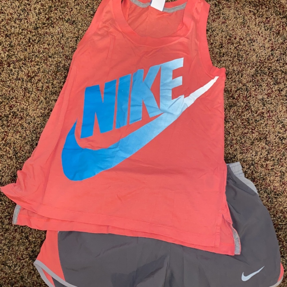 Nike short and tank set. Size small.